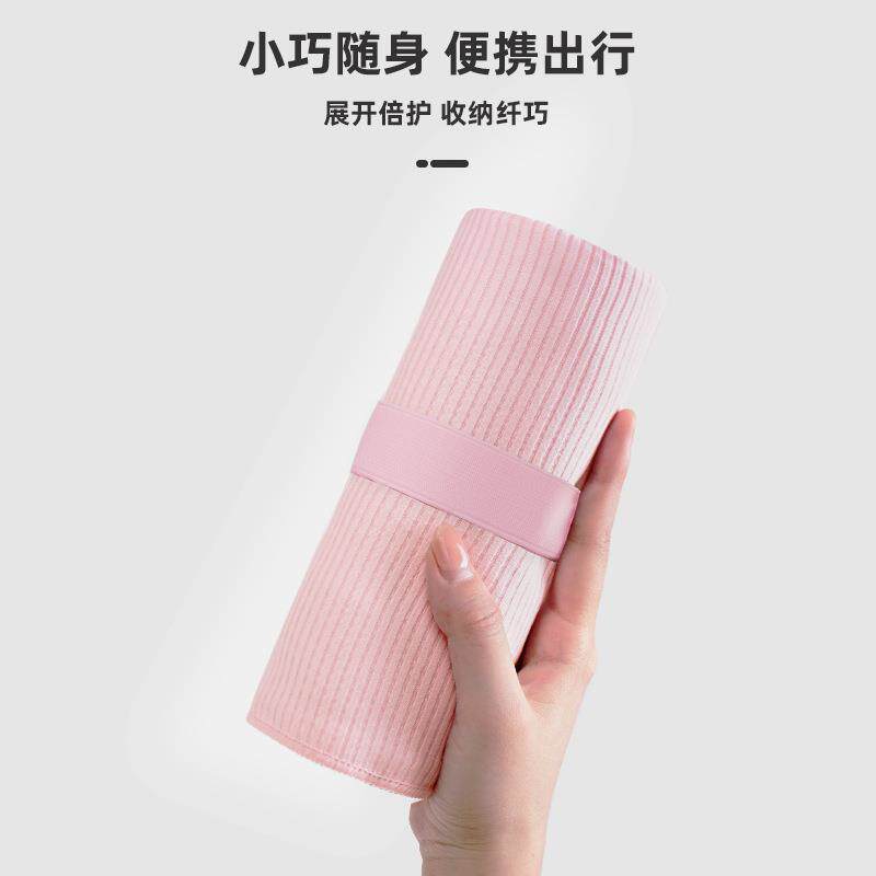 新款直销纯色条纹速干浴巾游泳毛巾超细纤维沙滩巾双面绒运动健身