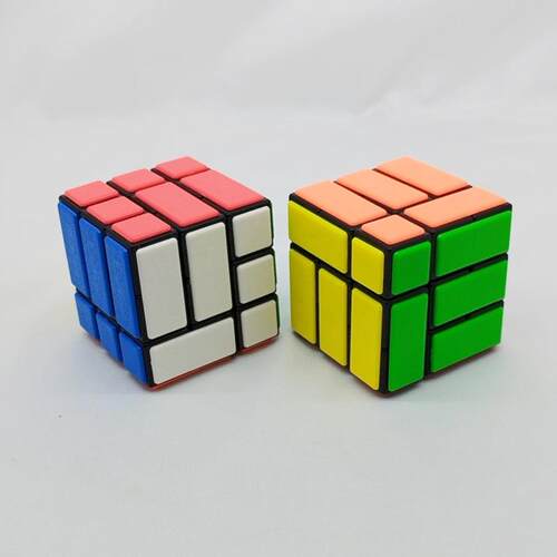 梯色Bi cube捆绑三阶魔方 插销版 Bandaged Cube限制旋转难度挑战