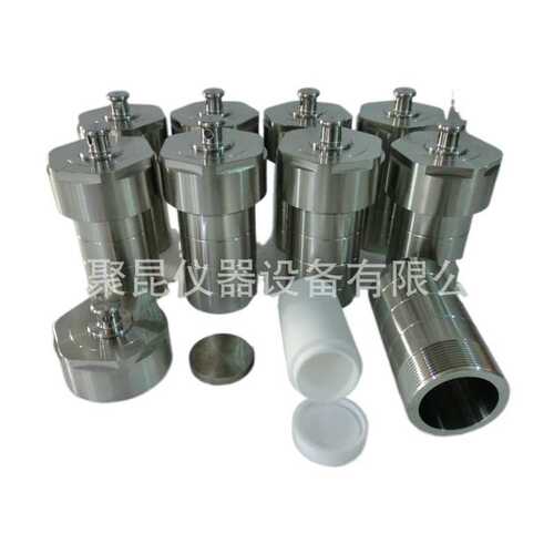 水热合成反应釜 高压消解罐 水热釜 四氟内衬150ml