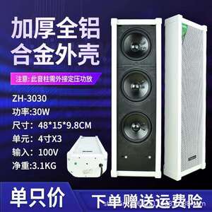 flykace ZH-3030防水音柱 户外音响 防水音箱 广播喇叭高音质