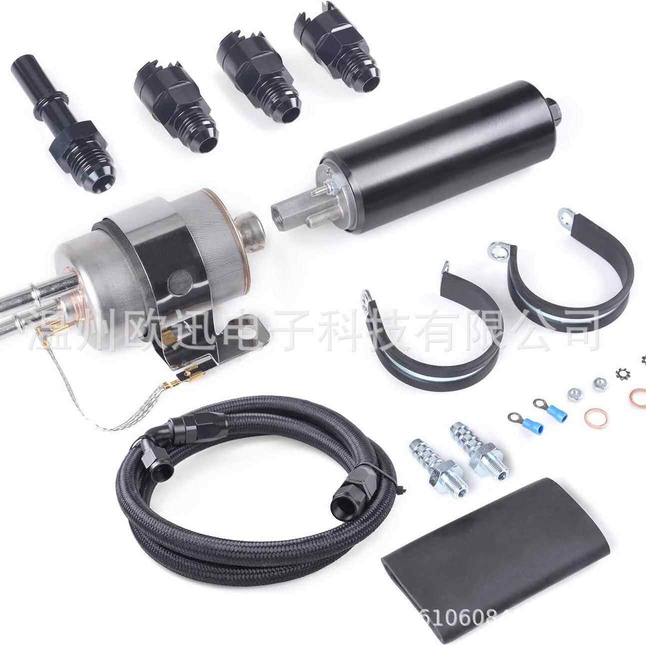 直列式燃油泵 燃油滤清器 调节器套件带 6AN 接头 3.9FT 燃油软管