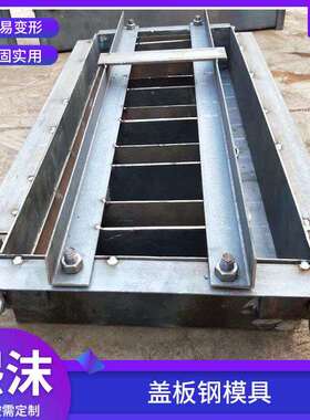 排水沟盖板钢模具雨水篦子公路井盖模具混凝土多孔缺口盖板模具
