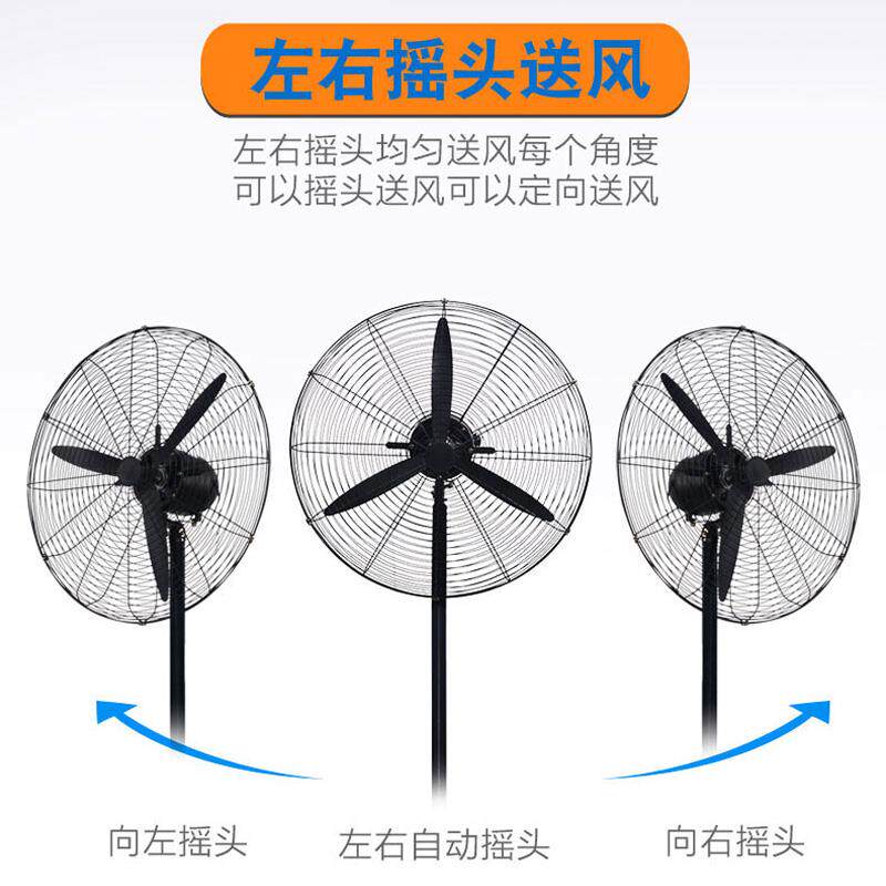 380三工业电风扇大功挂壁FS-75式壁相扇 750mmV扇叶率工厂用落地