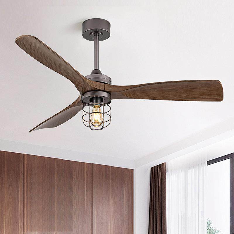 客厅大风力吊扇灯北欧餐厅风扇灯简约电扇灯工业风咖啡厅装饰吊扇