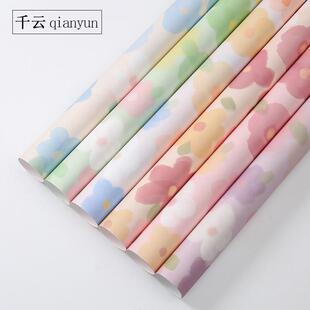 2024新款鲜花包装纸小清新花朵生日闺蜜花束包花纸花店资材料