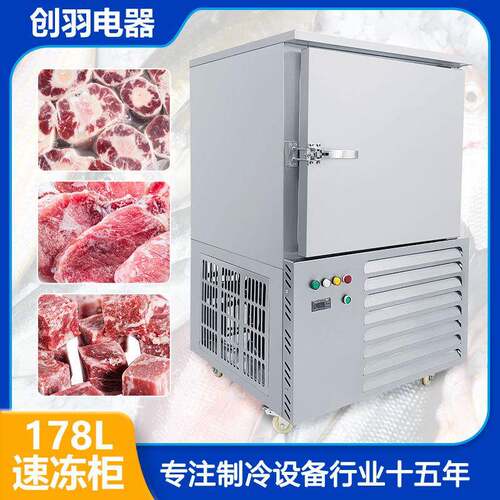 源头厂家出售智能调温速冻柜低温深海鱼速冷机面团鱼虾冷冻柜