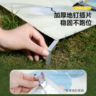加厚牛津布野餐垫便携沙滩垫户外露营草坪垫防水防潮迷你海边垫子
