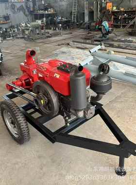 3寸4寸寸汽油抽水泵河道清油淤清水泵农用电HL-CSB-56启动柴抽水