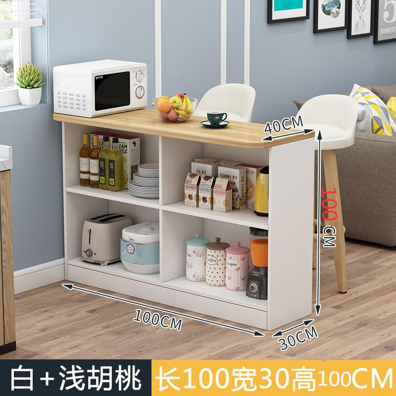 定制家用小户型吧台桌开放式厨房客餐厅隔断小柜餐边柜双面定做