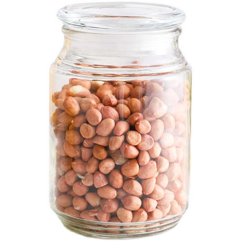 玻璃密封罐圆形家用商用食品级腌菜泡菜坛子泡酒蜂蜜瓶子茶叶储物