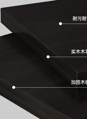 实木落书架多层置物架开放式柜满VHC墙一体储柜物组地合书客厅展