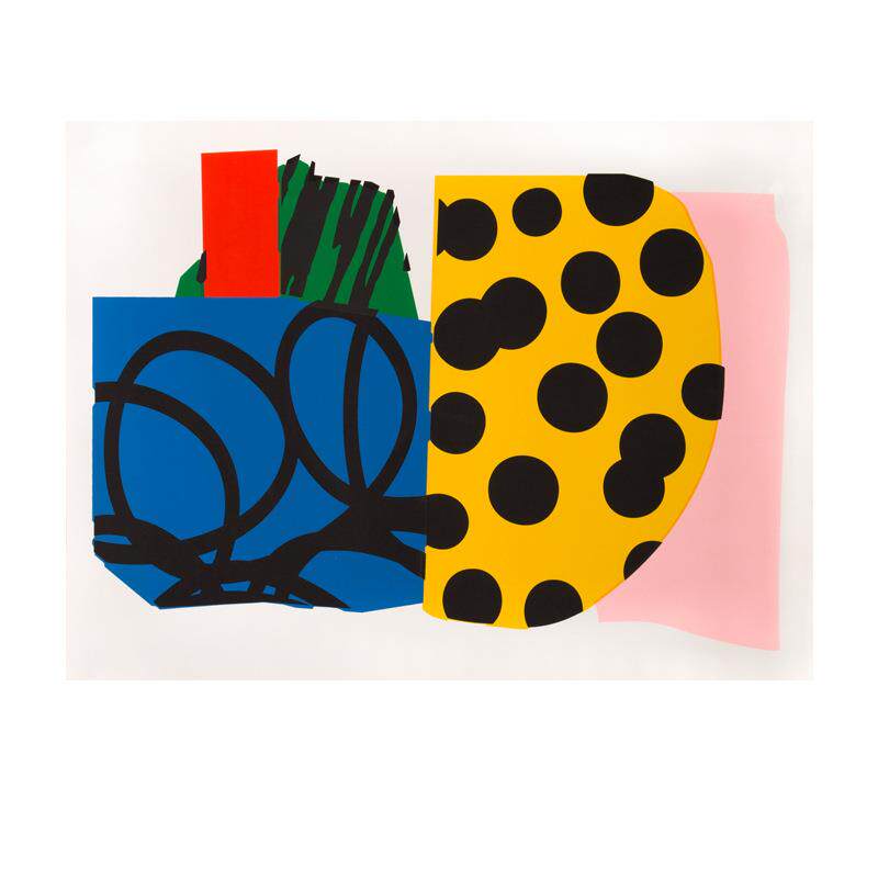 色彩缤纷现代抽象创意彩色客厅装饰画极简挂画卧室走廊玄关壁画