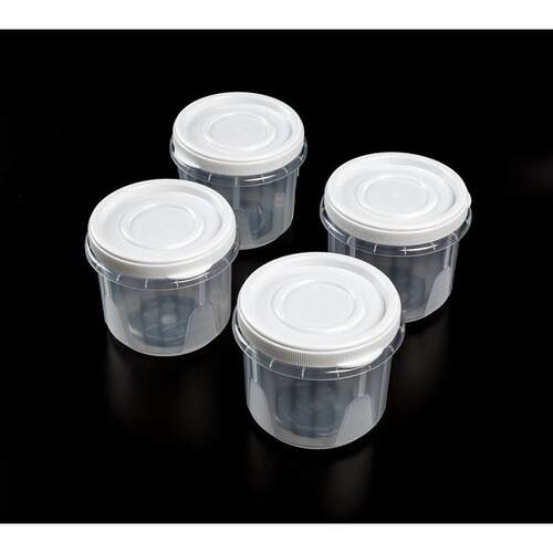 一次性打包碗螺旋带盖子食品塑料圆形耐高温快餐饭盒特厚加硬可微
