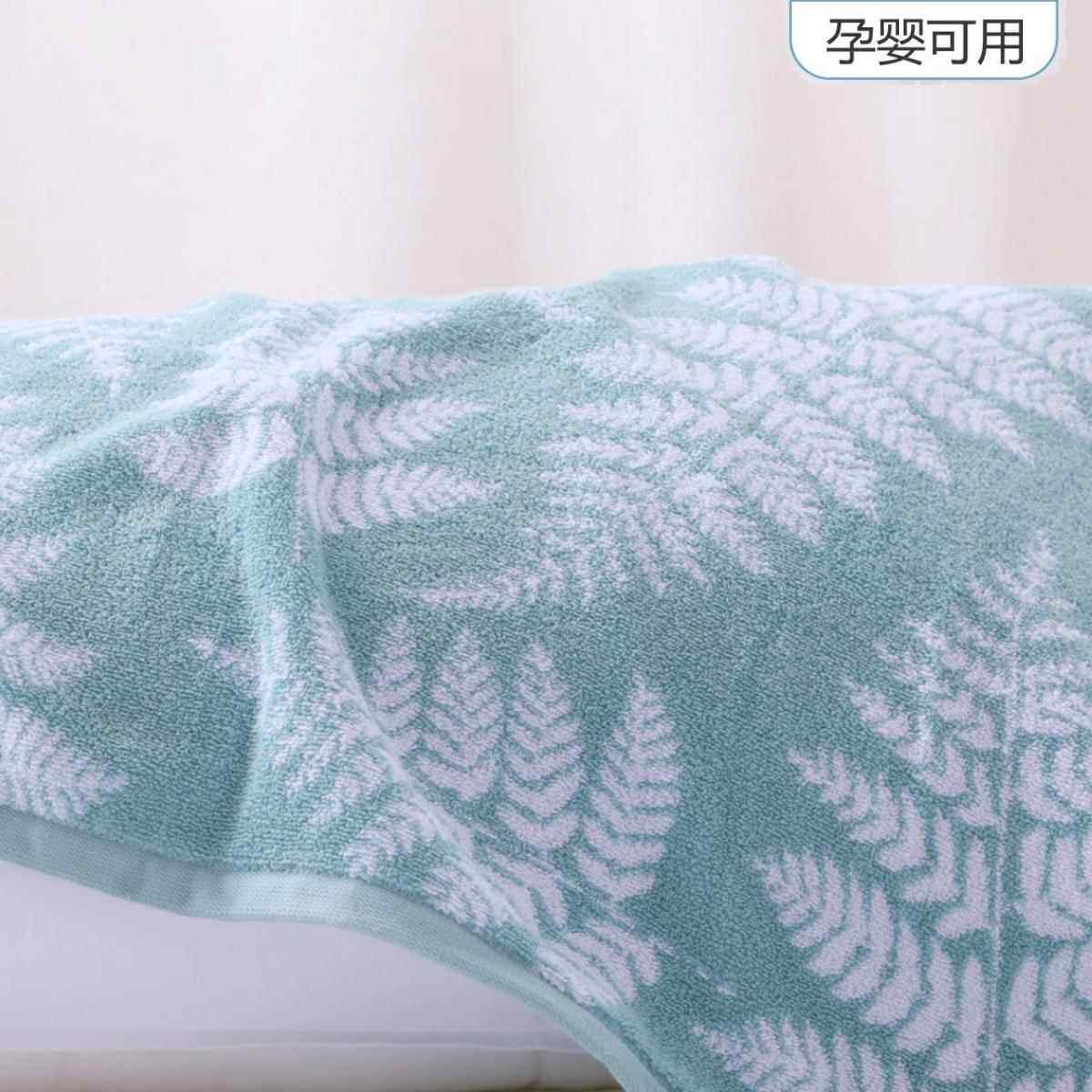 纯F96857SH棉一对加枕巾高档棉新树叶情侣款厚家用全柔软成人款枕