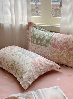 全棉4KGF0支密高精梳棉新小清碎花四件套纯棉套三件床笠卡通件套