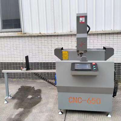 厂家供应铝门窗设备数控钻铣床铝型材钻铣床三面可翻转650钻铣床