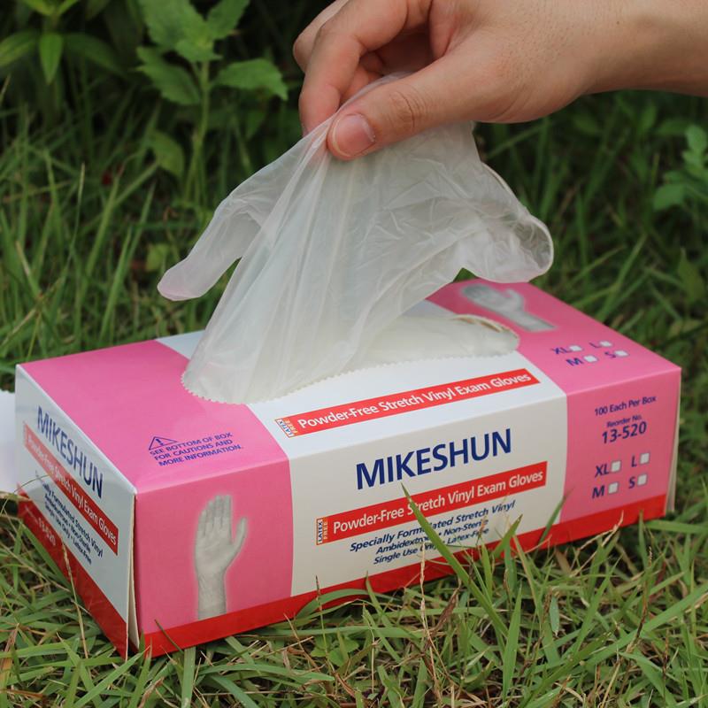 加厚一次性PVC手套 食品餐饮烘焙美容卫生按摩牙妇科乳胶家务洗碗