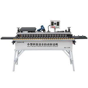 小型斜直边全自动封边机木工家具家装家用木板材封修一体机