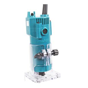 牧田牧田边机工镂木铣雕刻WMC机手提电木铣37修03开槽机小机锣机