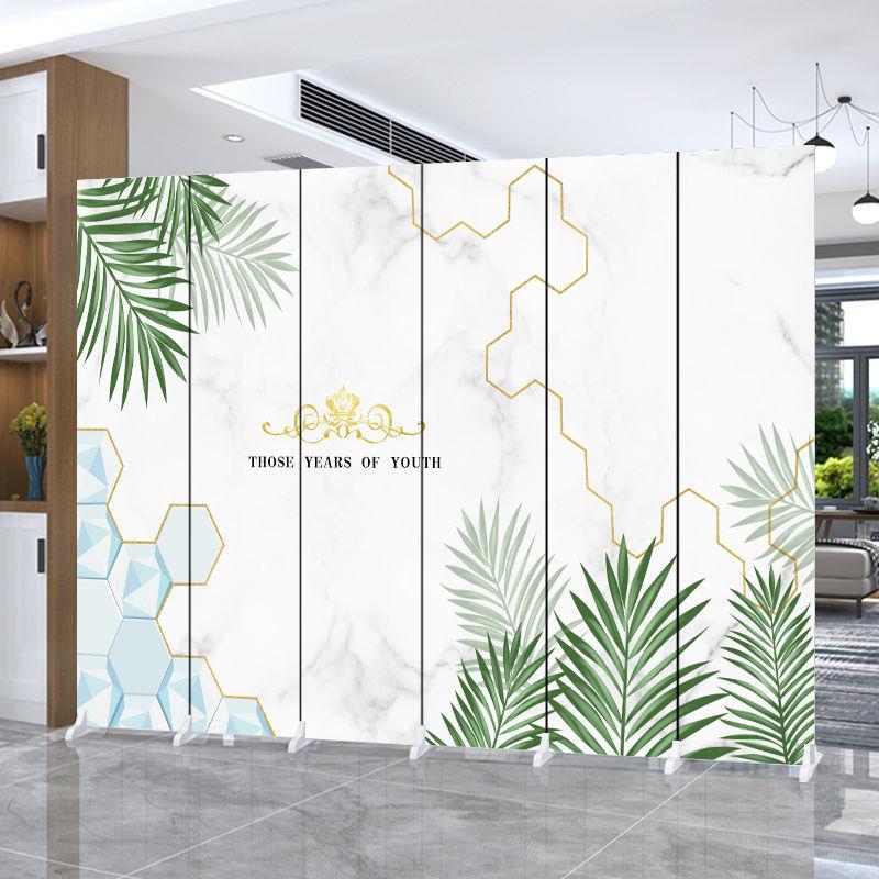 屏风隔断墙约简客移厅折叠动卧室遮挡办公酒店室简YJB易折屏