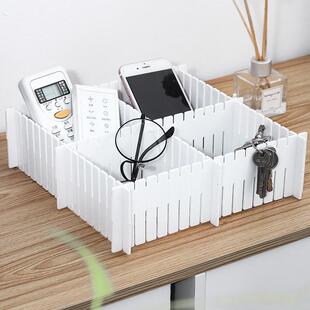 抽屉收纳分隔板格子办公室厨房衣柜分类神器分割自由组合定制隔断