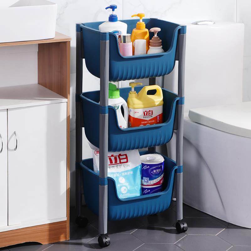 家用落地多层架装果蔬菜架子放菜篮收纳层架小推车厨房塑料置物架,厨房/烹饪用具,厨房置物架/置物柜/角架,淘宝优惠券,粉丝福利购,淘宝优惠卷