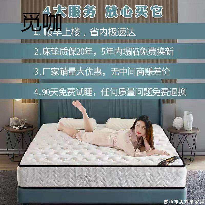 床垫软垫家加厚两用软床垫经济型20CM厚家用弹簧乳胶椰棕租房