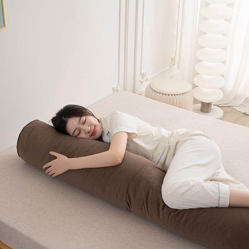 上睡觉腿夹长条抱枕头N14生男款女士大人睡眠专用圆柱形床侧睡可