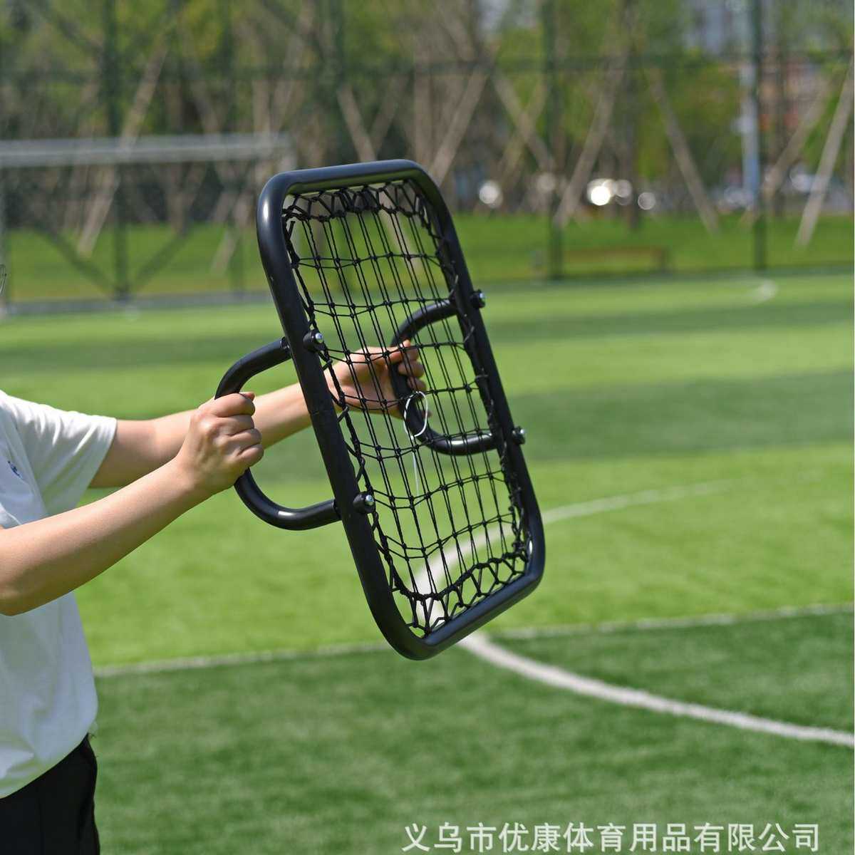 足球反弹网回弹网守门员训练网PE弹力足球网校园便携装手持反弹网