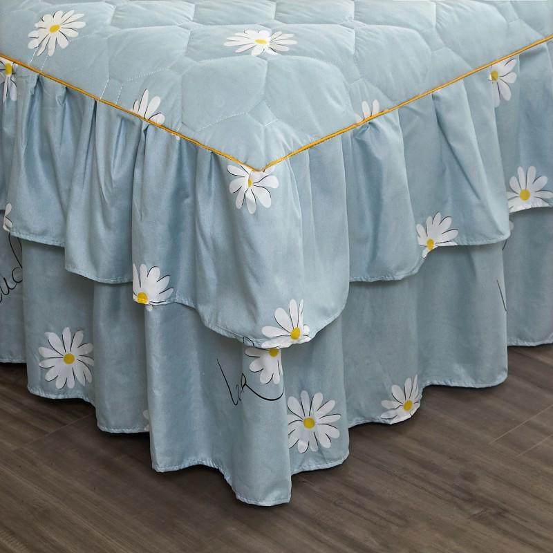 防尘罩1.8裙式床围裙床裙加厚罩夹棉米床罩单件2024年1.5防滑新款,床上用品,床裙,淘宝优惠券,粉丝福利购,淘宝优惠卷