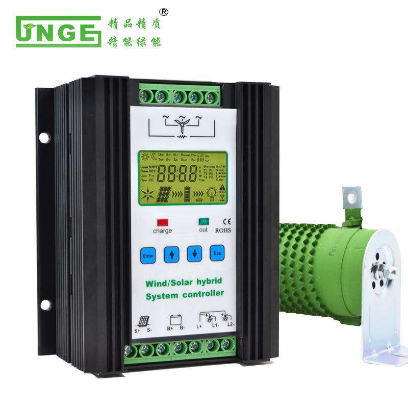 太阳能力风光互补发电制器5300W00W1000W15JW-12/2400风W控铅酸锂