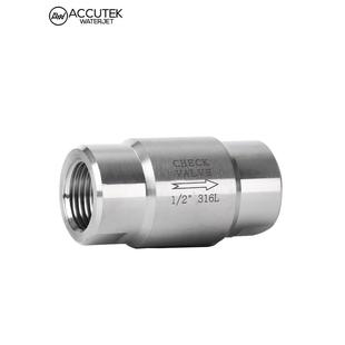 316L不锈钢单向阀4分高温防腐内丝高压止回阀耐酸碱止逆阀2分DN40