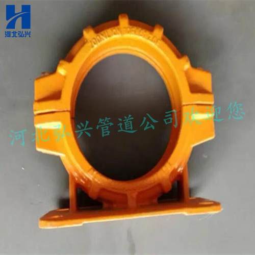 混凝土管泵快速管卡两孔四孔座卡型楔U配形砼泵件对开ZIK管卡