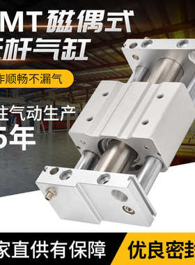 三杆无杆气缸亚德客型RMT10 152025 3240X100200300400 500600800