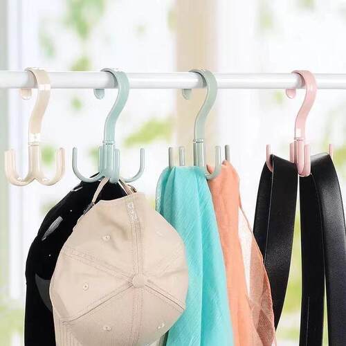 New Rotatable Hook Organizer for Bags, Shoes, Ties, Hats, an
