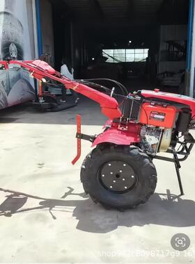 家用小型油土微耕两驱微型机翻KMP地除草机水田松旋耕趟地翻柴地