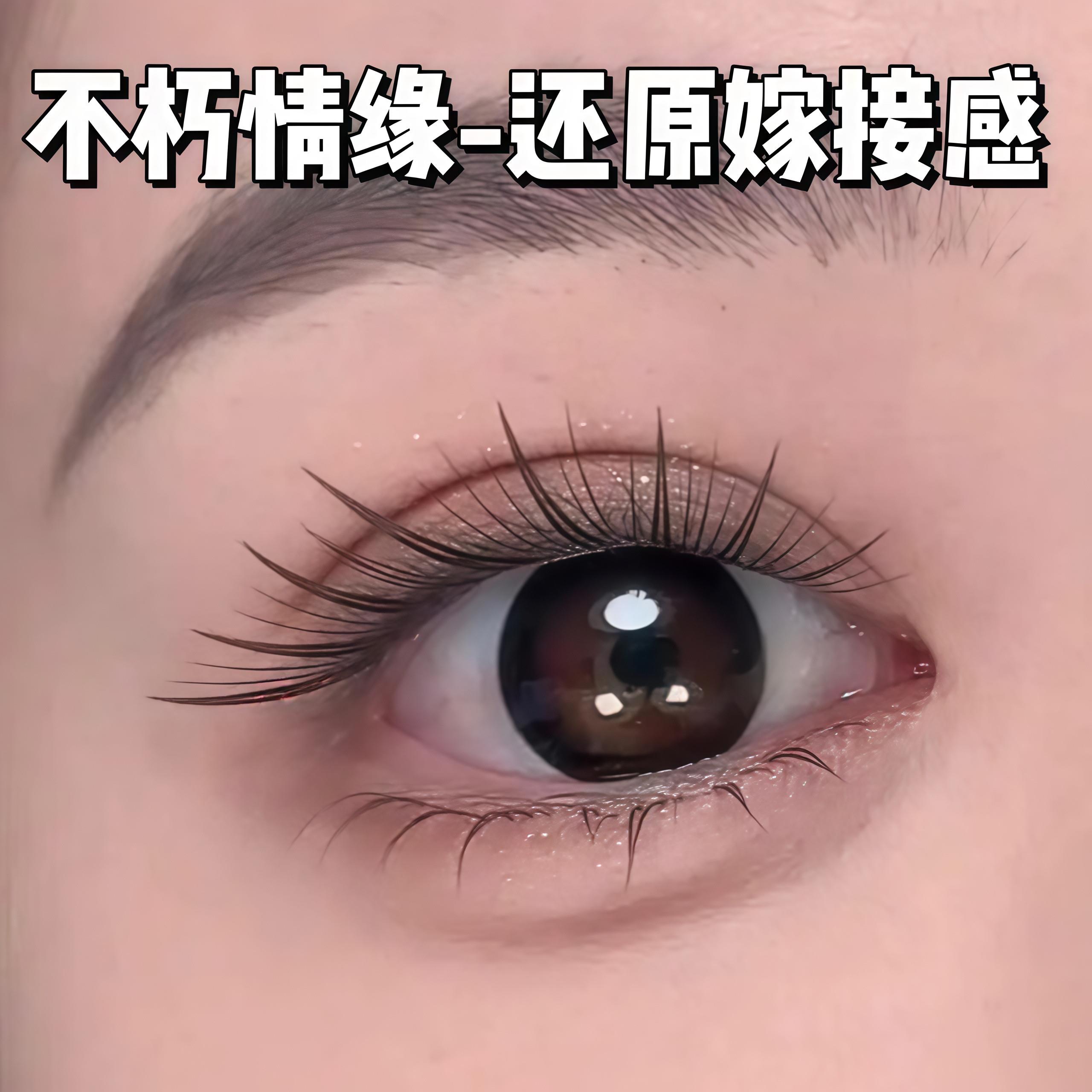 还原嫁接感~清透感狐系假睫毛嫁接感小薄片免胶大容量仿真新手