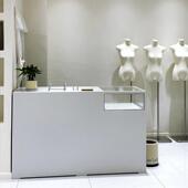 店柜台复古黑色烤漆接待台 店小吧台童装 服装 店收银台店铺小型女装