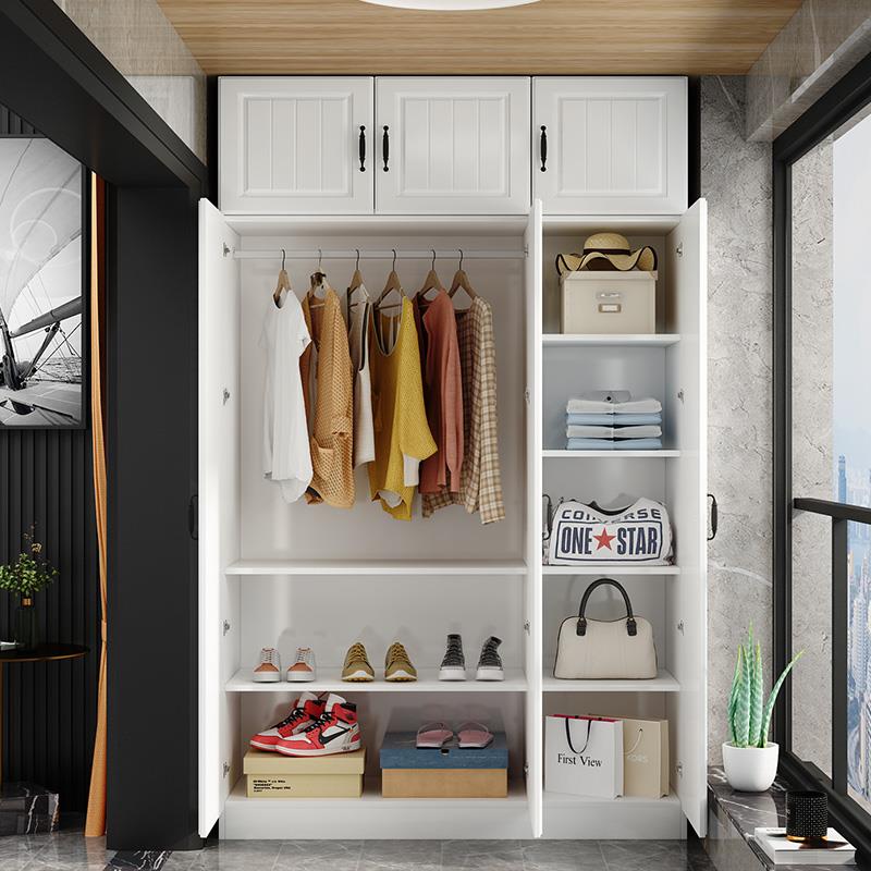 实木阳台柜家用卧室儿童衣柜门厅柜防晒储物柜经济型收纳柜子防潮