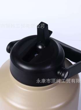 外贸新款大容量冰桶128oZ运动水壶不锈钢双层真空手提保温太空壶