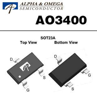 AOS A03400 AO3400 AO7T A07T MOS场效应管 贴片三极管 MOSFET