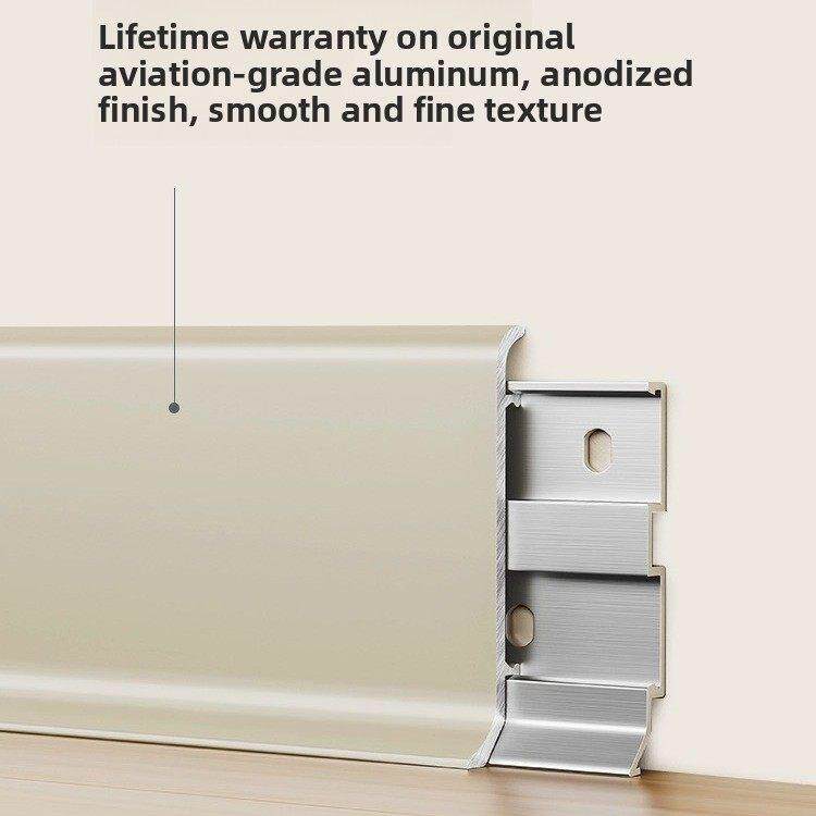 基板铝合金加厚底线奶油风格金属基板铝合金扣式榫卯结构