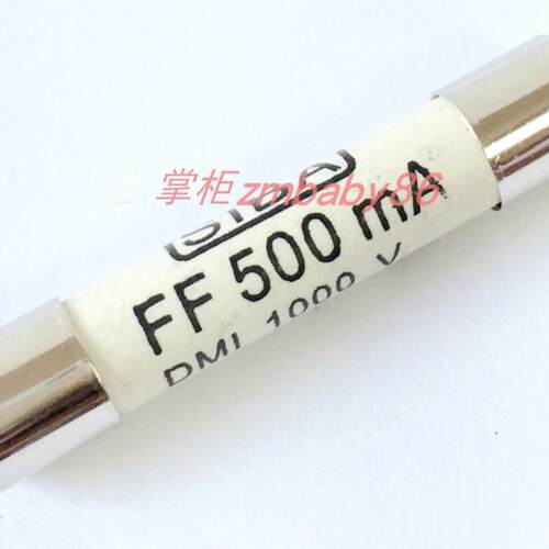 万用表保险丝陶瓷保险丝Ff500Ma Dmi Acdc 1000V 0.5A6X32