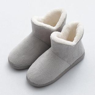 女款 正品 毛毛保绒加厚暖防滑一脚蹬棉鞋 205加新款 雪地靴女士冬季