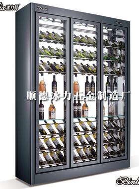 冰力鲜前后玻璃分体嵌入式红酒柜不锈钢红酒柜恒温红酒柜