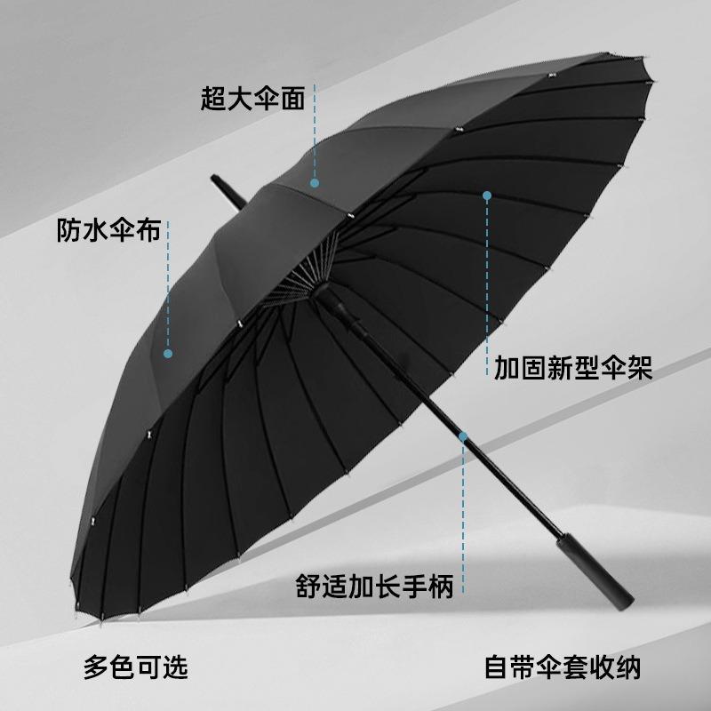 logo自动伞雨伞雨伞大号长柄伞坐