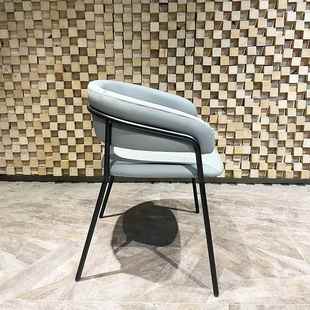 轻奢铁艺餐食椅西餐厅茶小吃店面馆桌椅餐商用堂饮饭奶LIO店包厢