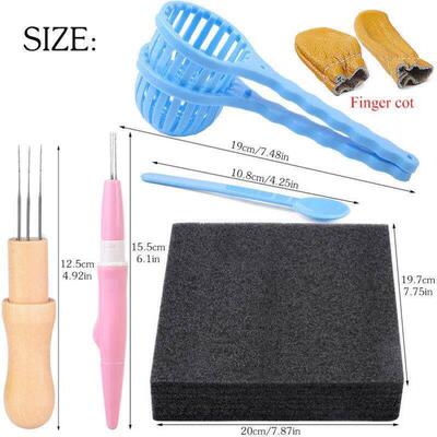 Wool felt poke needle accessories handmade making materials