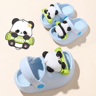 宝宝居家防滑耐磨两穿拖鞋儿童一岁半防滑男童1-3岁2室内儿洞洞鞋