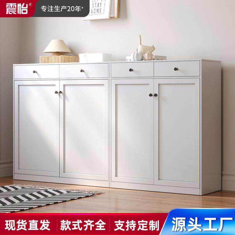 鞋柜家用门口钢制小户型35cm深收纳斗柜入户门玄关储物鞋柜